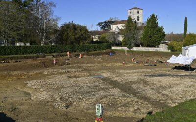 La découverte d’un cimetière médiéval à Bourg-Charente.